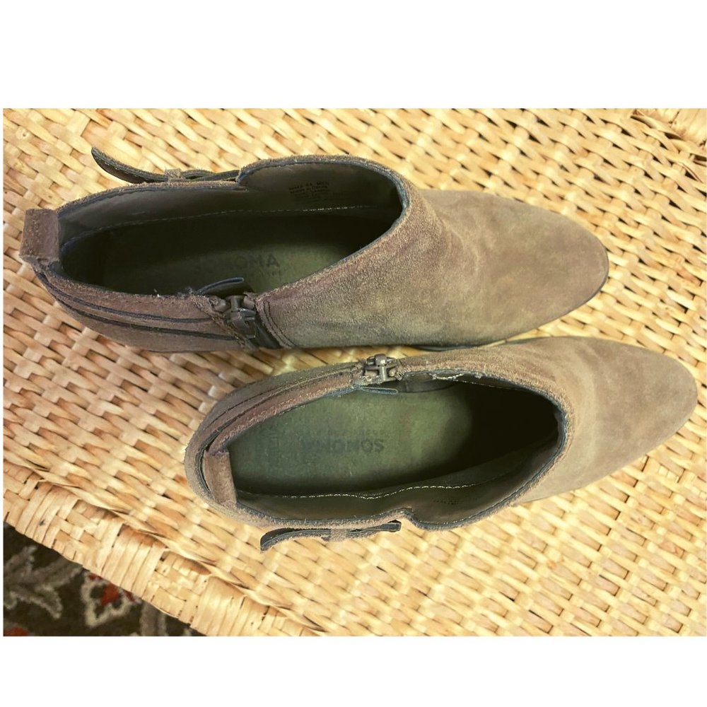 SONOMA WOMEN'S SUEDE BOOTS SIZE 6.5 - Picture 5 of 5